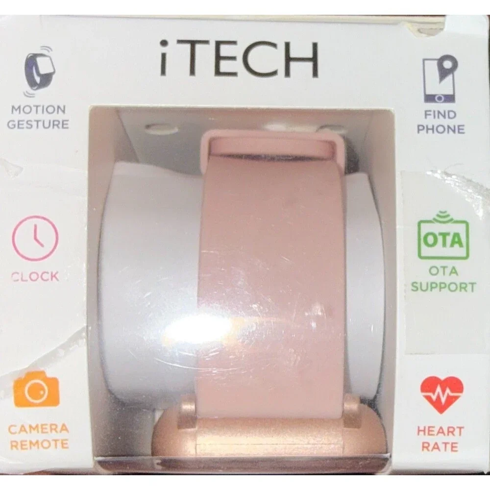 iTech Fusion Smart Watch - Navy/Turquoise/Black - Android & iOS Compatible NWT